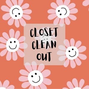 Closet Clear out! Offer 50-75% and I will accept!